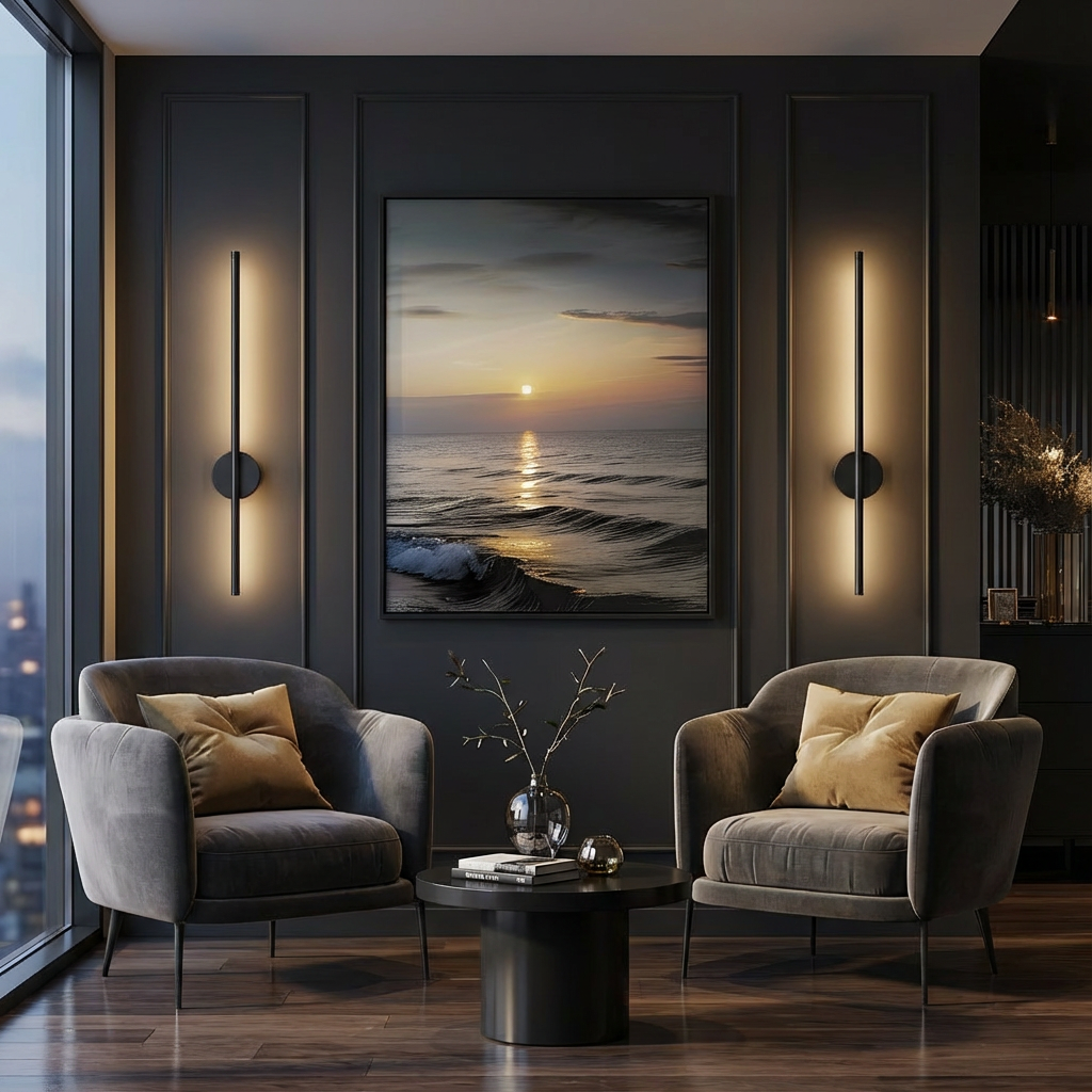 Wilder Rechargeable LED Wall Sconce Light, size comparison