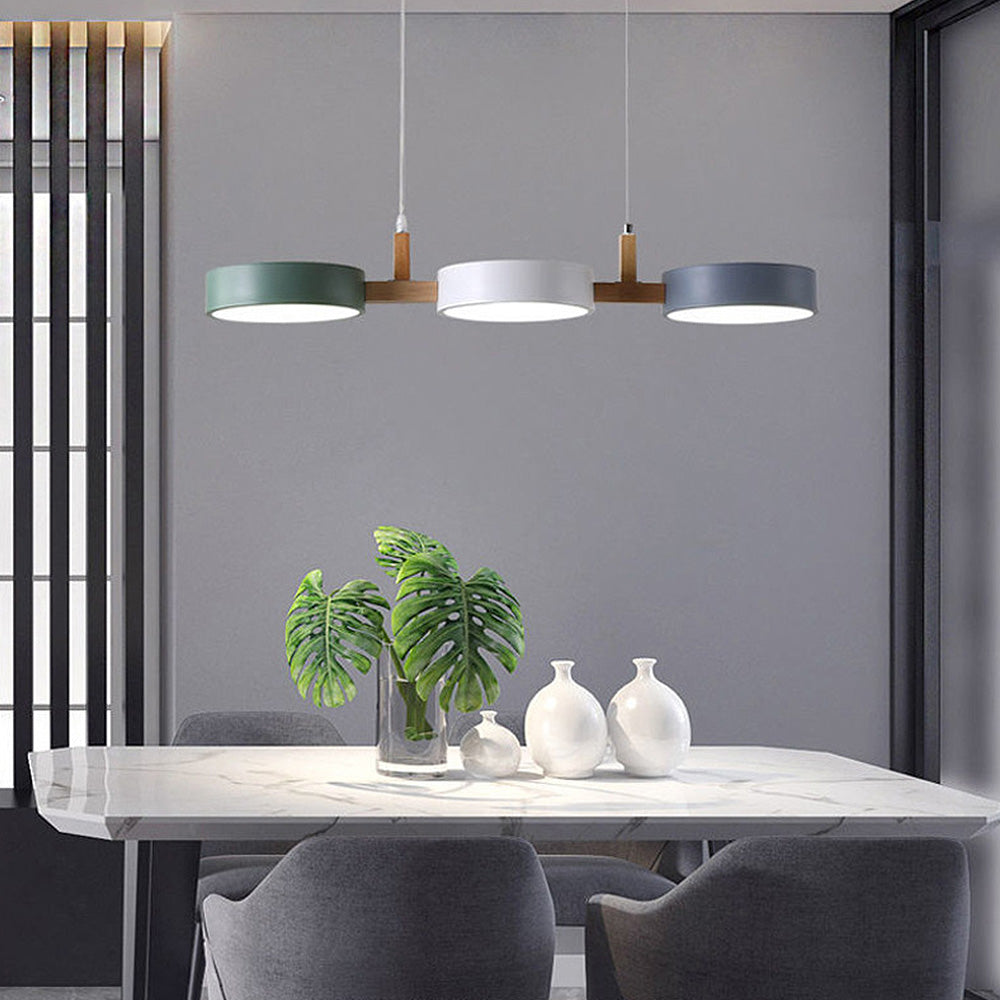 Velo Metal Cylinder Multi-Light Ceiling Pendant