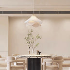 Aria Ethereal Bloom Floral Fabric Pendant Light