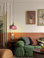 Riva Ribbed Glass Vintage Pendant Light