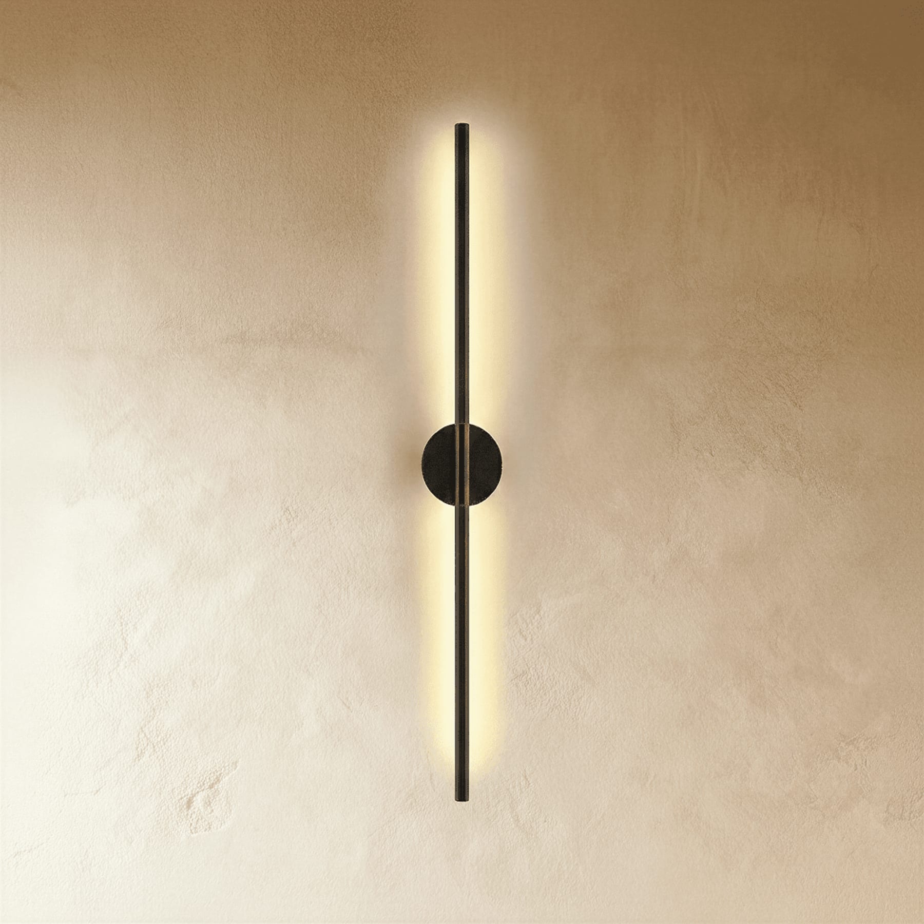 Briar Aluminium Wall Light for Living Room, size comparison