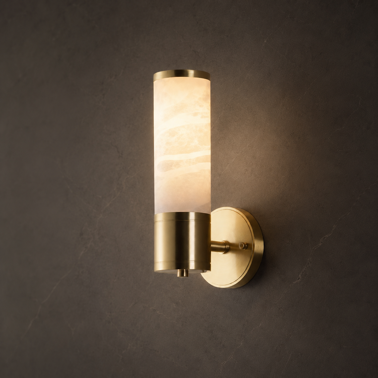 Aurum Gold Marble Wall Light