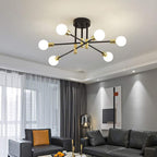 Tira Modern Nordic Black Multi-Light Ceiling Light