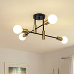 Tira Modern Nordic Black Multi-Light Ceiling Light
