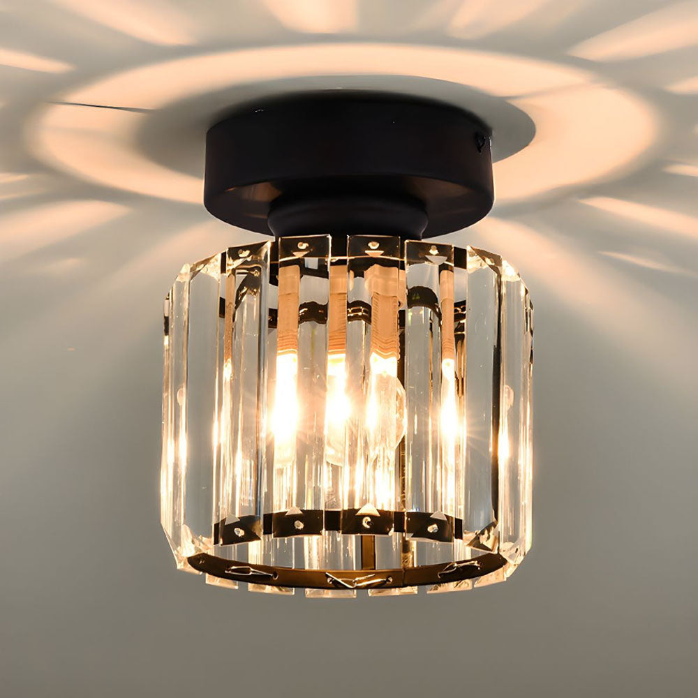 Lara Modern Crystal Flush Mount Ceiling Light