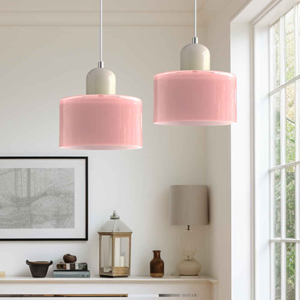 Linnea Bauhaus Glass Pendant Light for Kitchen