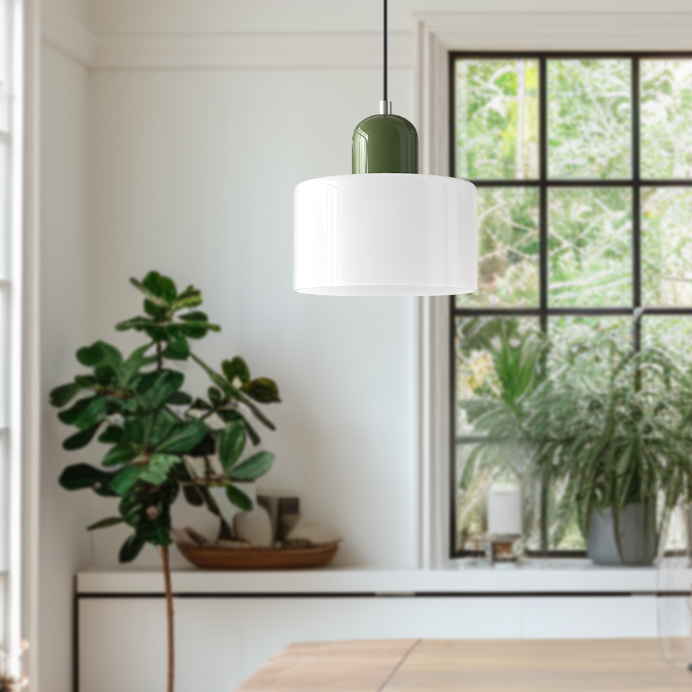 Linnea Bauhaus Glass Pendant Light for Kitchen