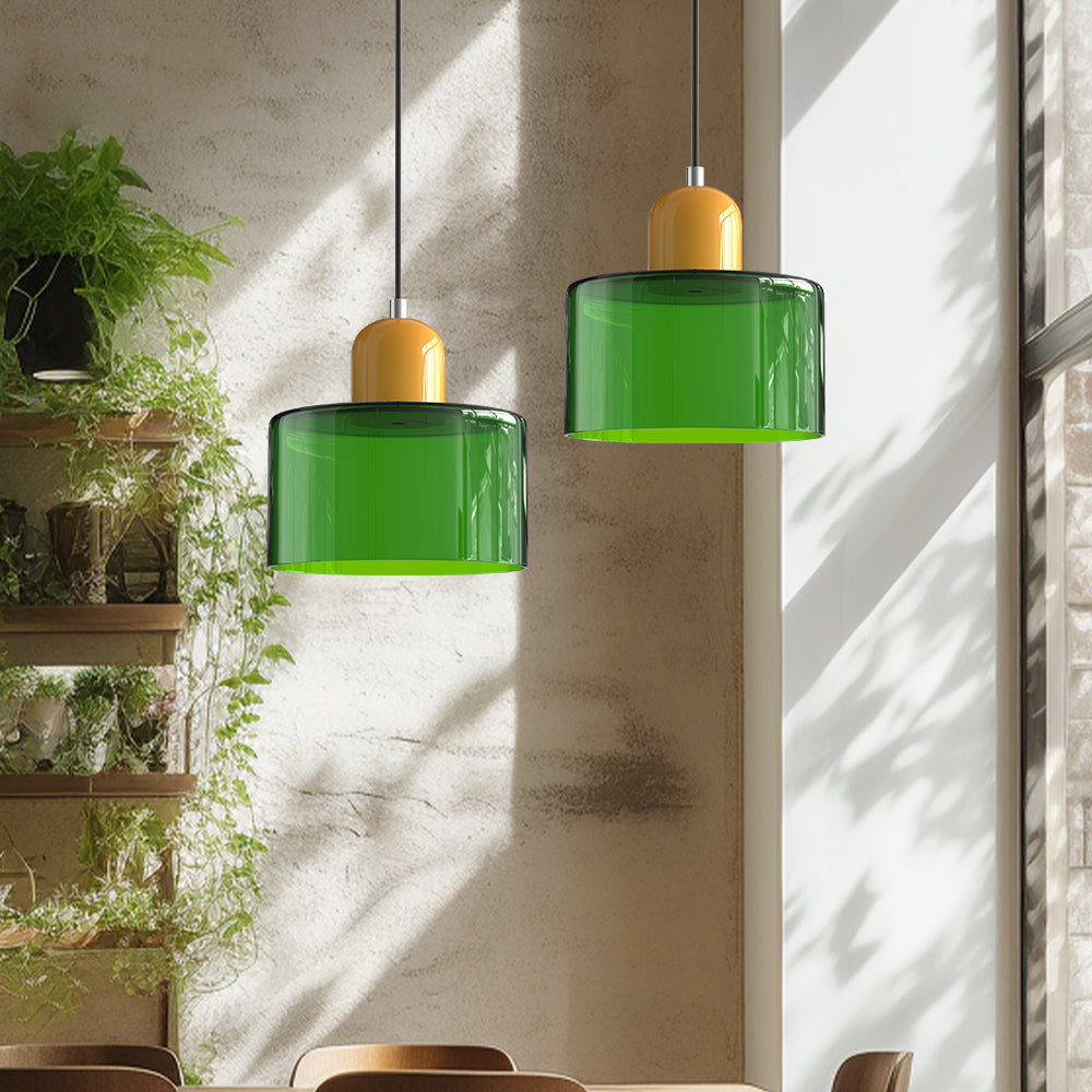 Linnea Bauhaus Glass Pendant Light for Kitchen