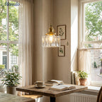 Onda Traditional Ripple Glass Pendant Light