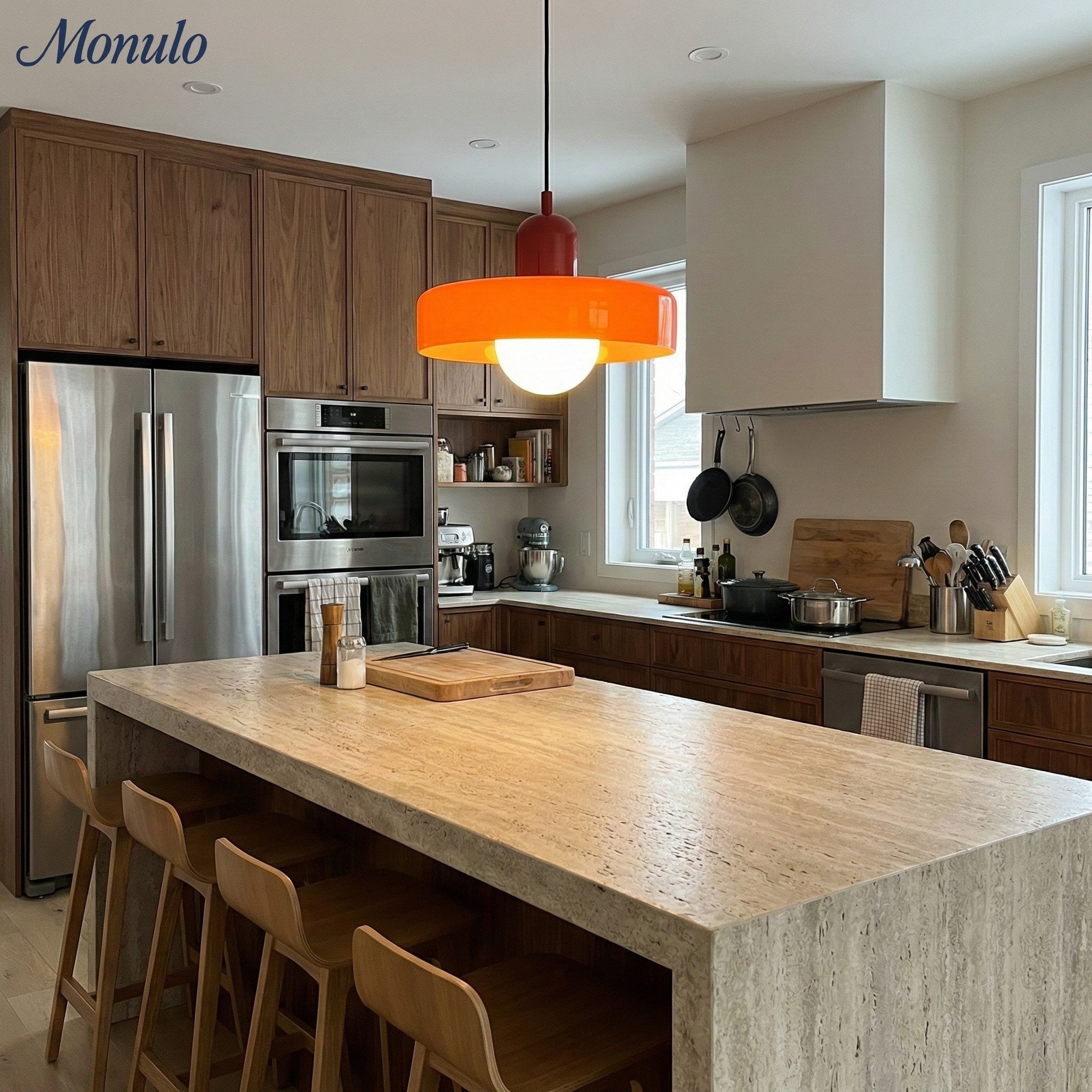 Verona Morandi Disc Glass Pendant Light