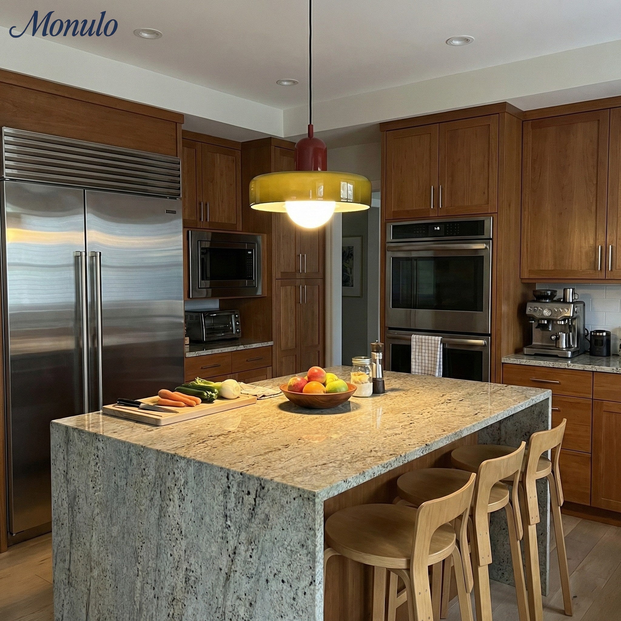 Verona Morandi Disc Glass Pendant Light