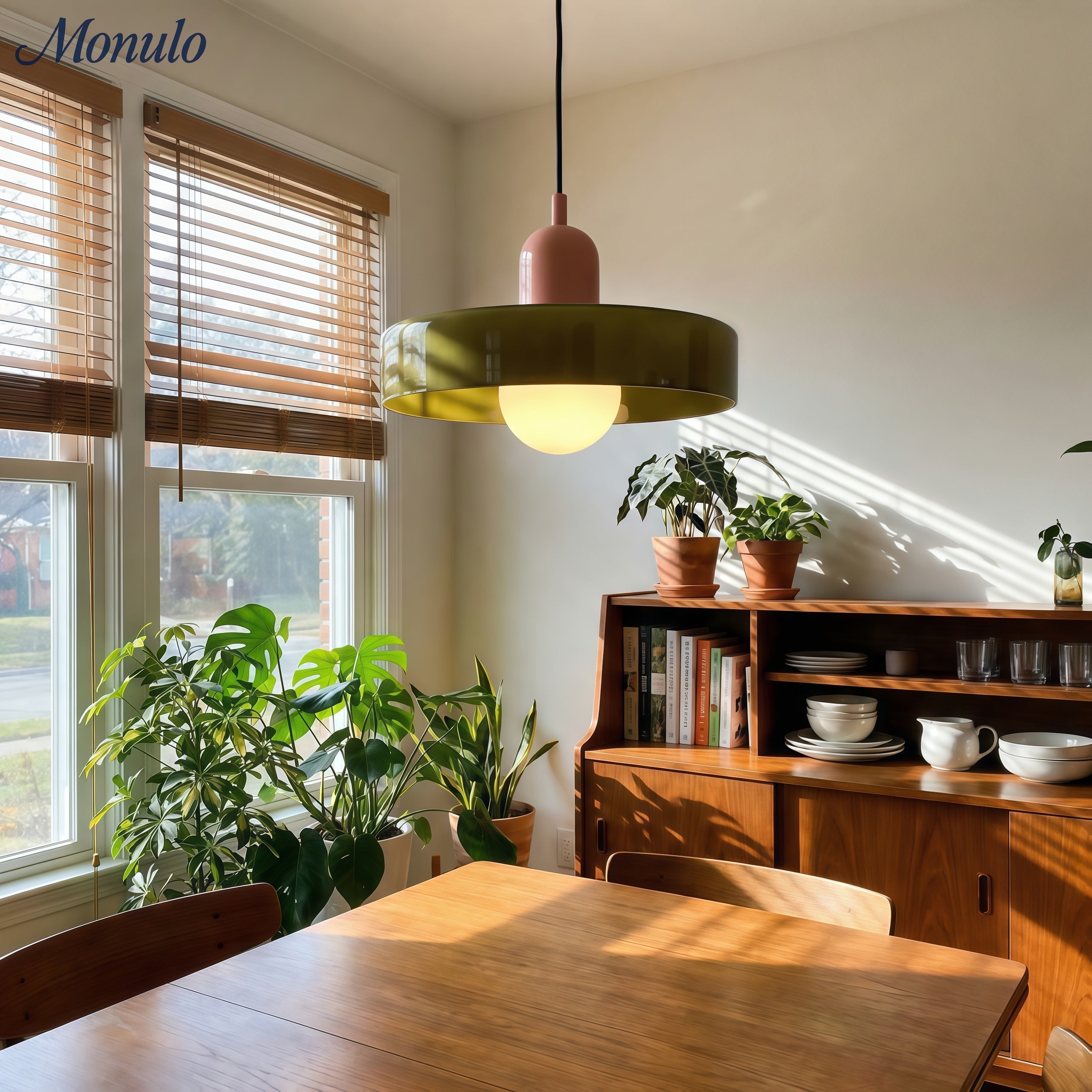 Verona Morandi Disc Glass Pendant Light