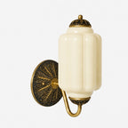 Ella Vintage Milk Glass Wall Sconce
