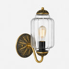 Ella Vintage Milk Glass Wall Sconce
