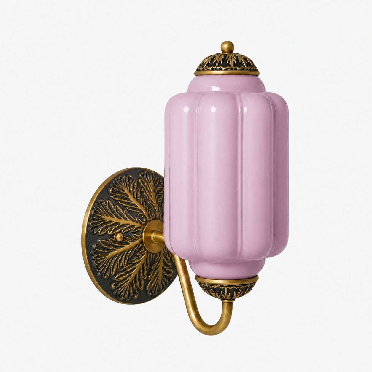 Ella Vintage Milk Glass Wall Sconce