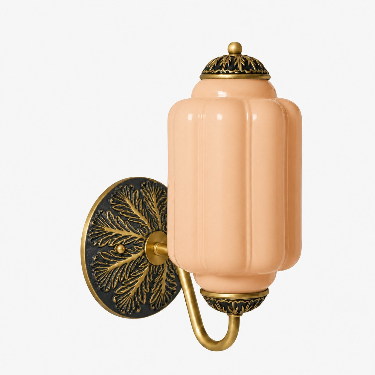 Ella Vintage Milk Glass Wall Sconce
