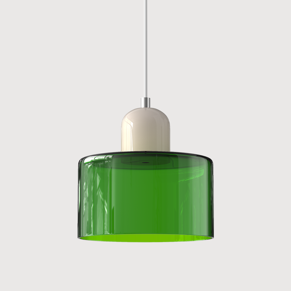 Linnea Bauhaus Glass Pendant Light for Kitchen, front view