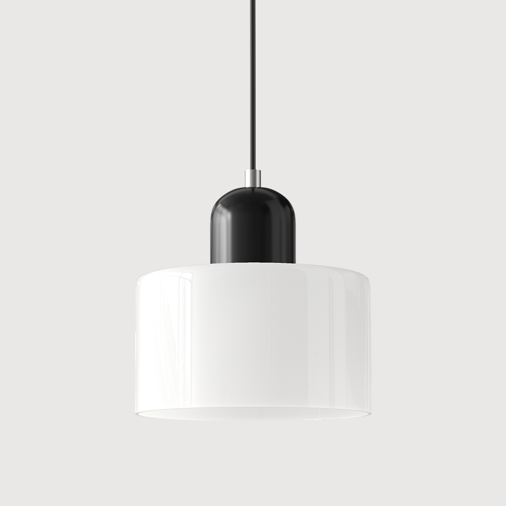 Linnea Bauhaus Glass Pendant Light for Kitchen, size comparison