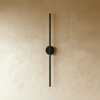 Briar Aluminium Wall Light for Living Room, lifestyle setting