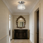 Lara Modern Crystal Flush Mount Ceiling Light
