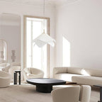 Aria Ethereal Bloom Floral Fabric Pendant Light