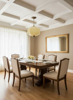 Ella Scallop Milk Glass Flush Mount Light
