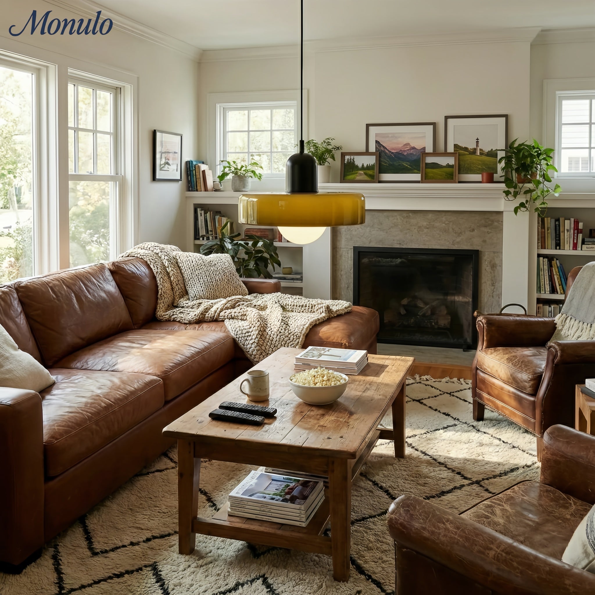 Verona Morandi Disc Glass Pendant Light