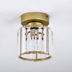 Lara Modern Crystal Flush Mount Ceiling Light