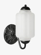Ella Vintage Milk Glass Wall Sconce