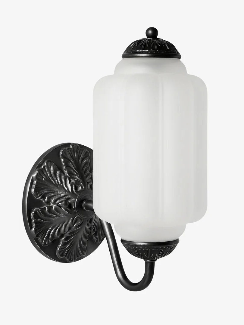Ella Vintage Milk Glass Wall Sconce
