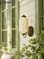 Ella Vintage Milk Glass Wall Sconce