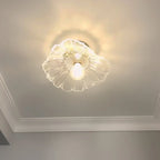 Pala Flower Glass Ceiling Pendant Light