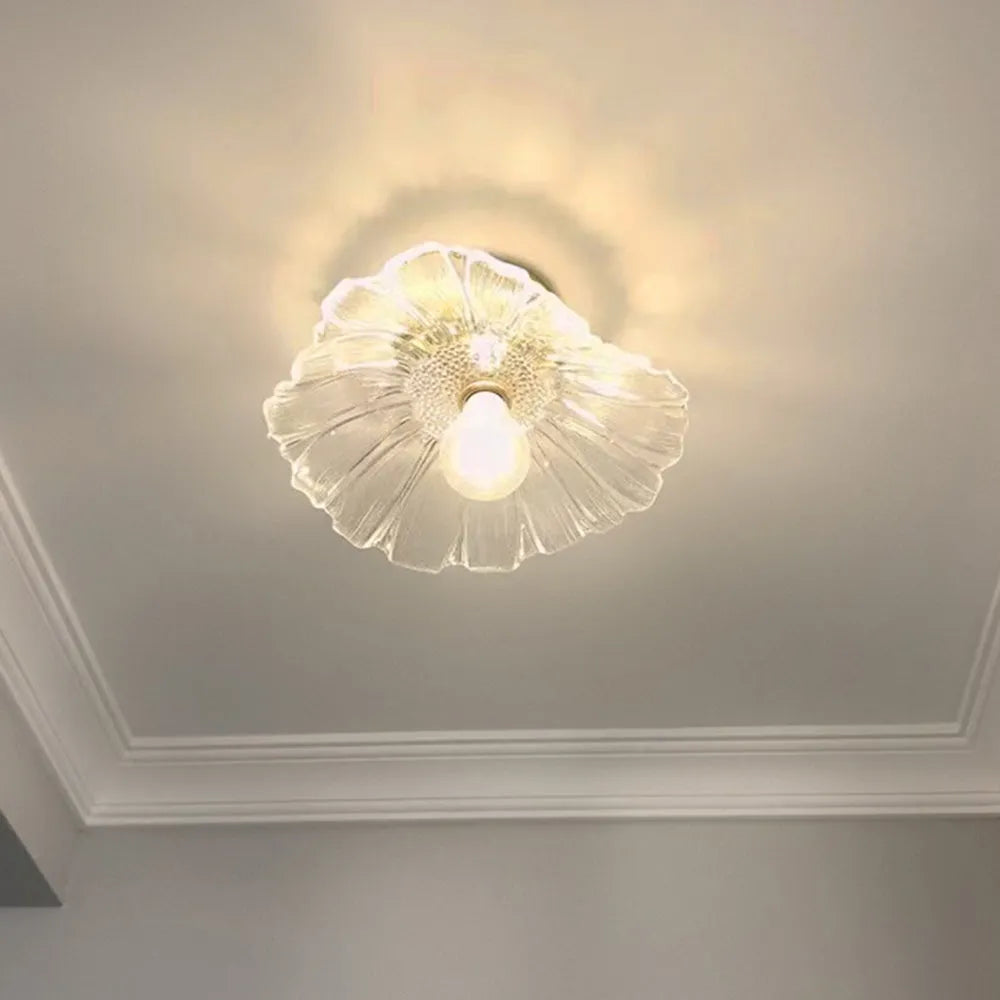 Pala Flower Glass Ceiling Pendant Light