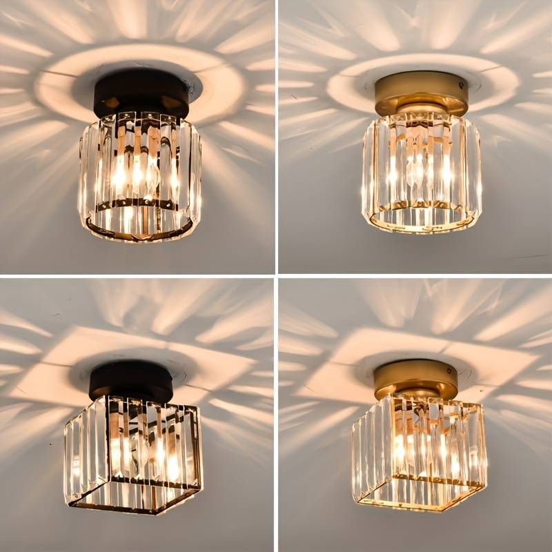 Lara Modern Crystal Flush Mount Ceiling Light