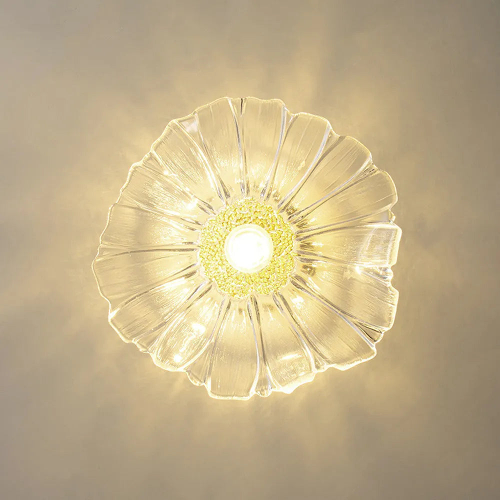 Pala Flower Glass Ceiling Pendant Light