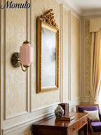 Ella Vintage Milk Glass Wall Sconce