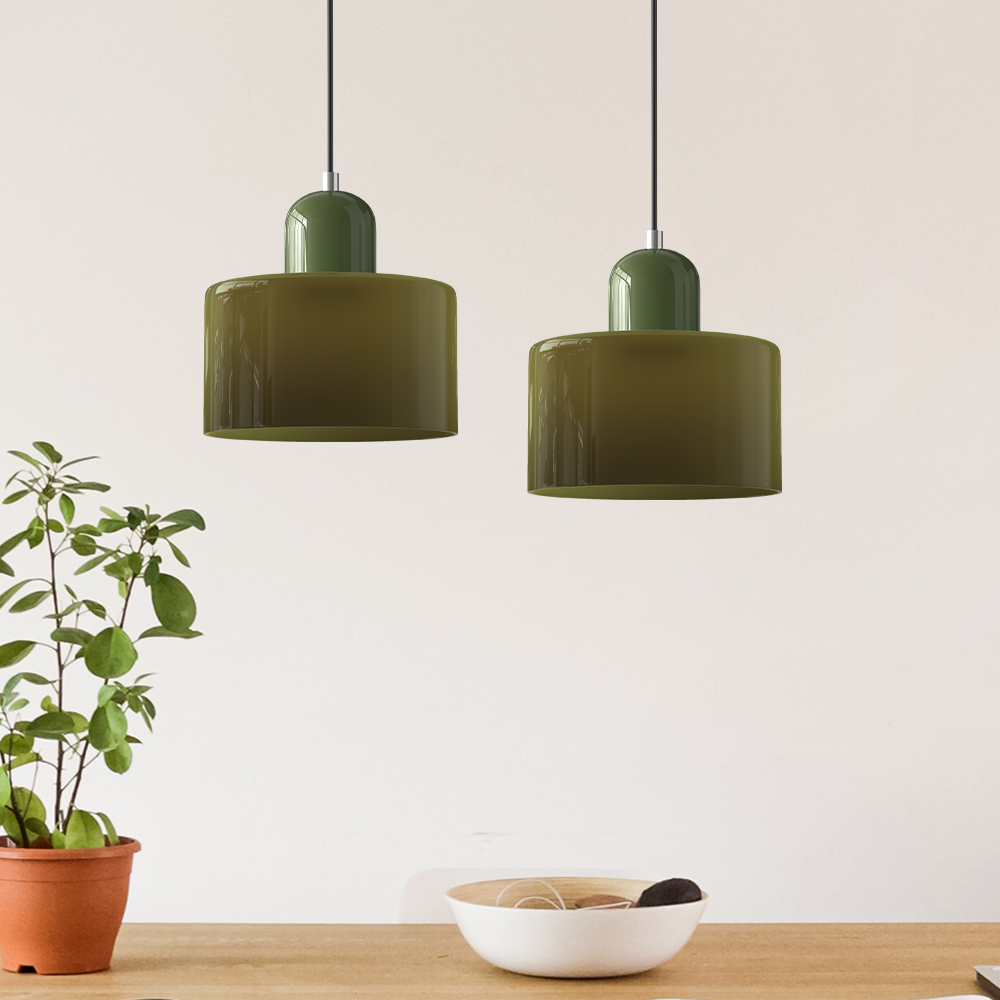 Linnea Bauhaus Glass Pendant Light for Kitchen