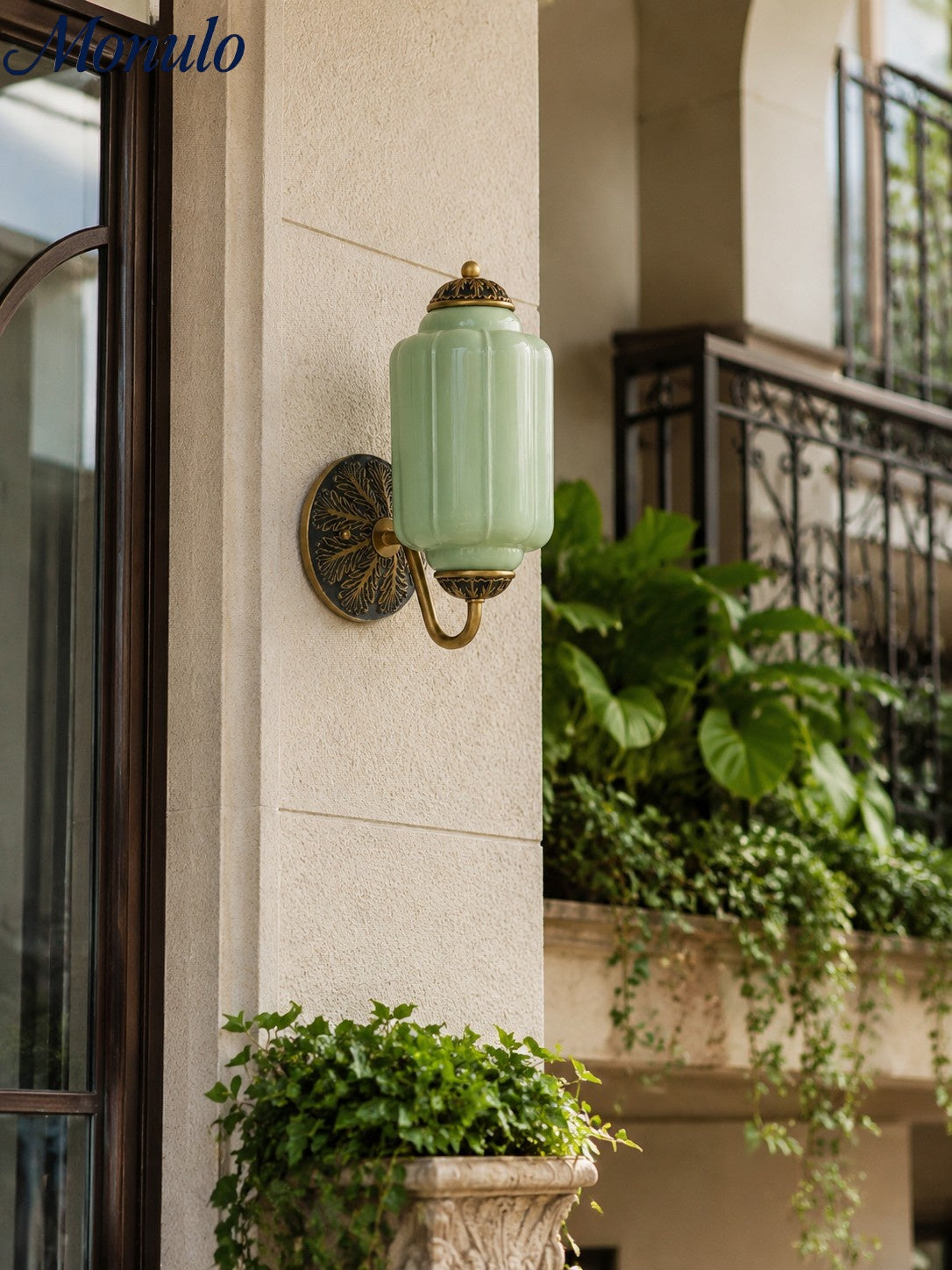 Ella Vintage Milk Glass Wall Sconce