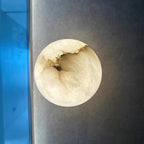 Savana Mini Orb Alabaster Wall Light