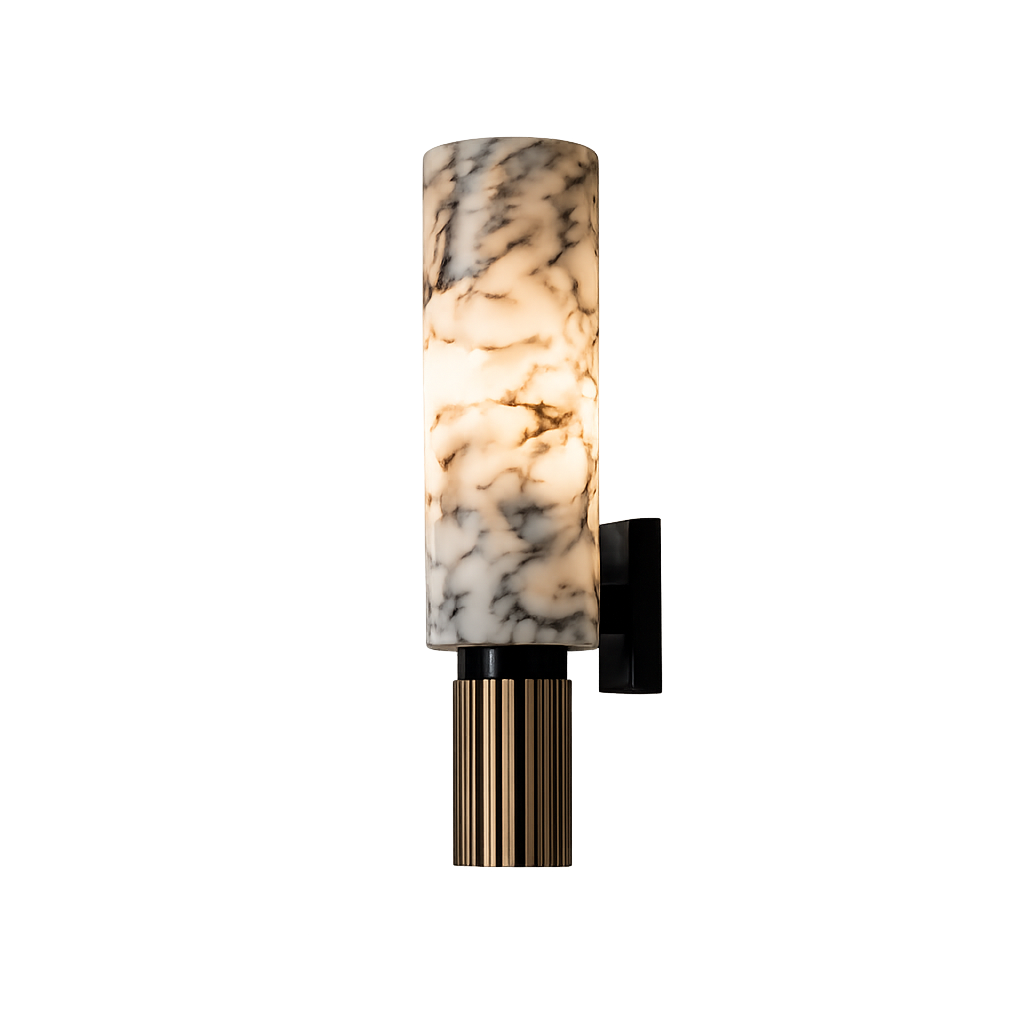 Lira Natural Marble Wall Light