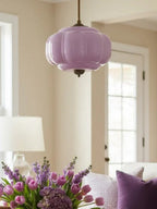 Ella Scallop Milk Glass Flush Mount Light