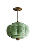 Ella Scallop Milk Glass Flush Mount Light