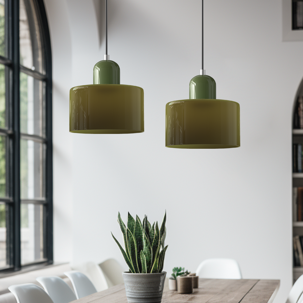 Linnea Bauhaus Glass Pendant Light for Kitchen