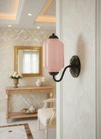 Ella Vintage Milk Glass Wall Sconce