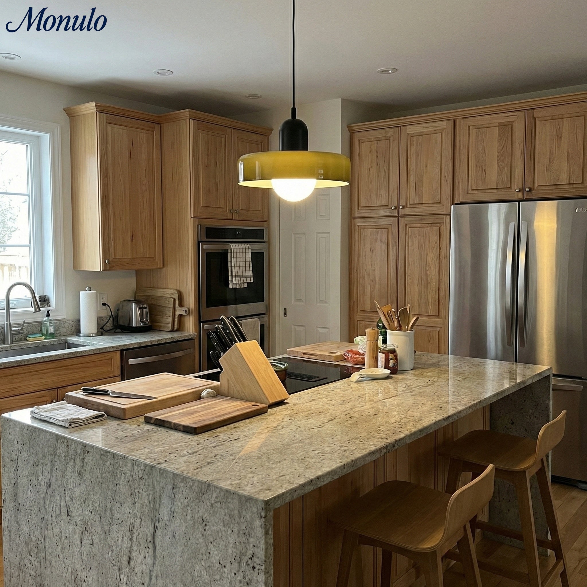 Verona Morandi Disc Glass Pendant Light