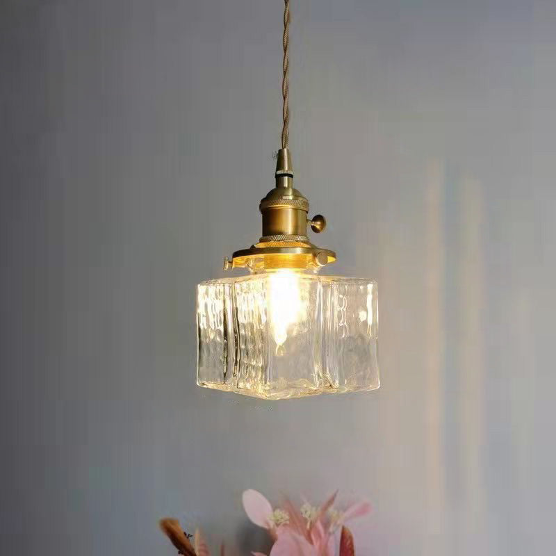 Onda Traditional Ripple Glass Pendant Light