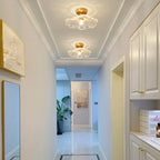 Pala Flower Glass Ceiling Pendant Light