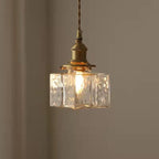 Onda Traditional Ripple Glass Pendant Light