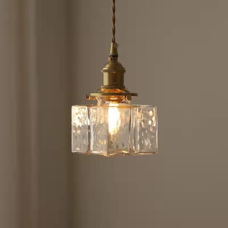 Onda Traditional Ripple Glass Pendant Light