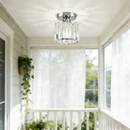 Lara Modern Crystal Flush Mount Ceiling Light